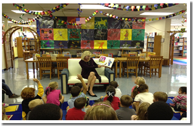 First Lady Ann Scott at Wellington Elementary School