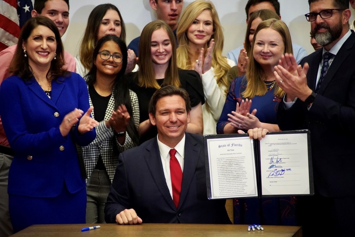 Governor Ron DeSantis Signs Bill to Reform Higher Education in Florida