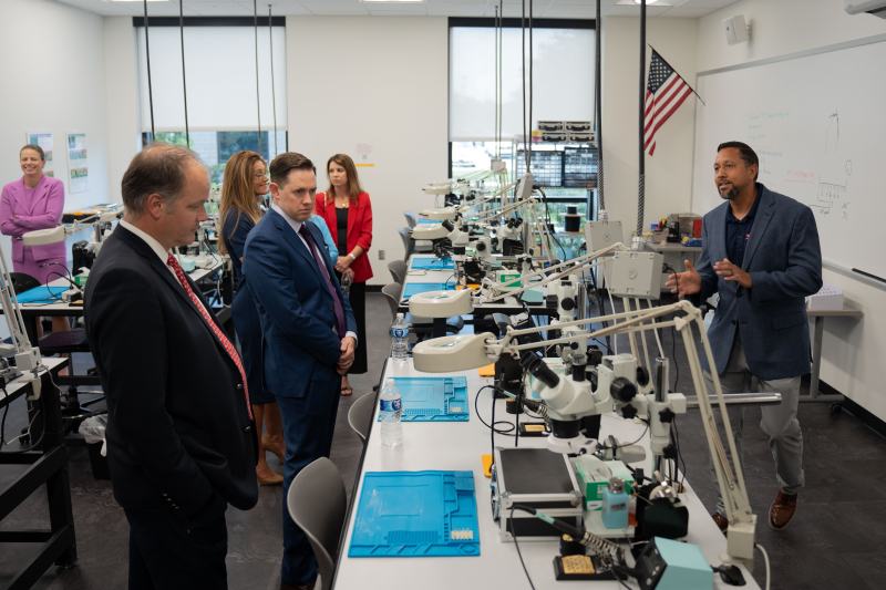 State Board Members Tour Valencia College Semi-Conductor Manufacturing Lab 